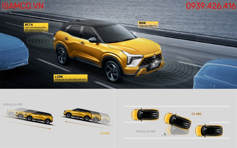 Mitsubishi Xforce Premium - an toàn thích ứng Xfoce Premium