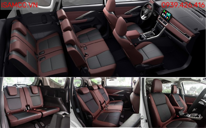 Mitsubishi Xpander Cross - Không gian 3 hàng ghế rộng rãi của Xpander Cross