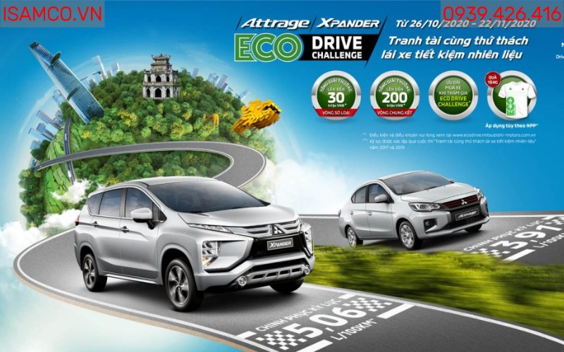 Mitsubishi Attrage CVT Premium - 4 lý do Mitsubishi Attrage MT 2025 chạy dịch vụ rất tốt