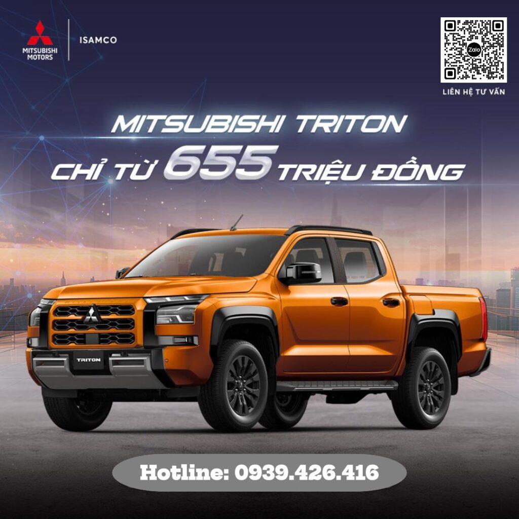 Ưu đãi khuyến mãi Mitsubishi Triton bán tải