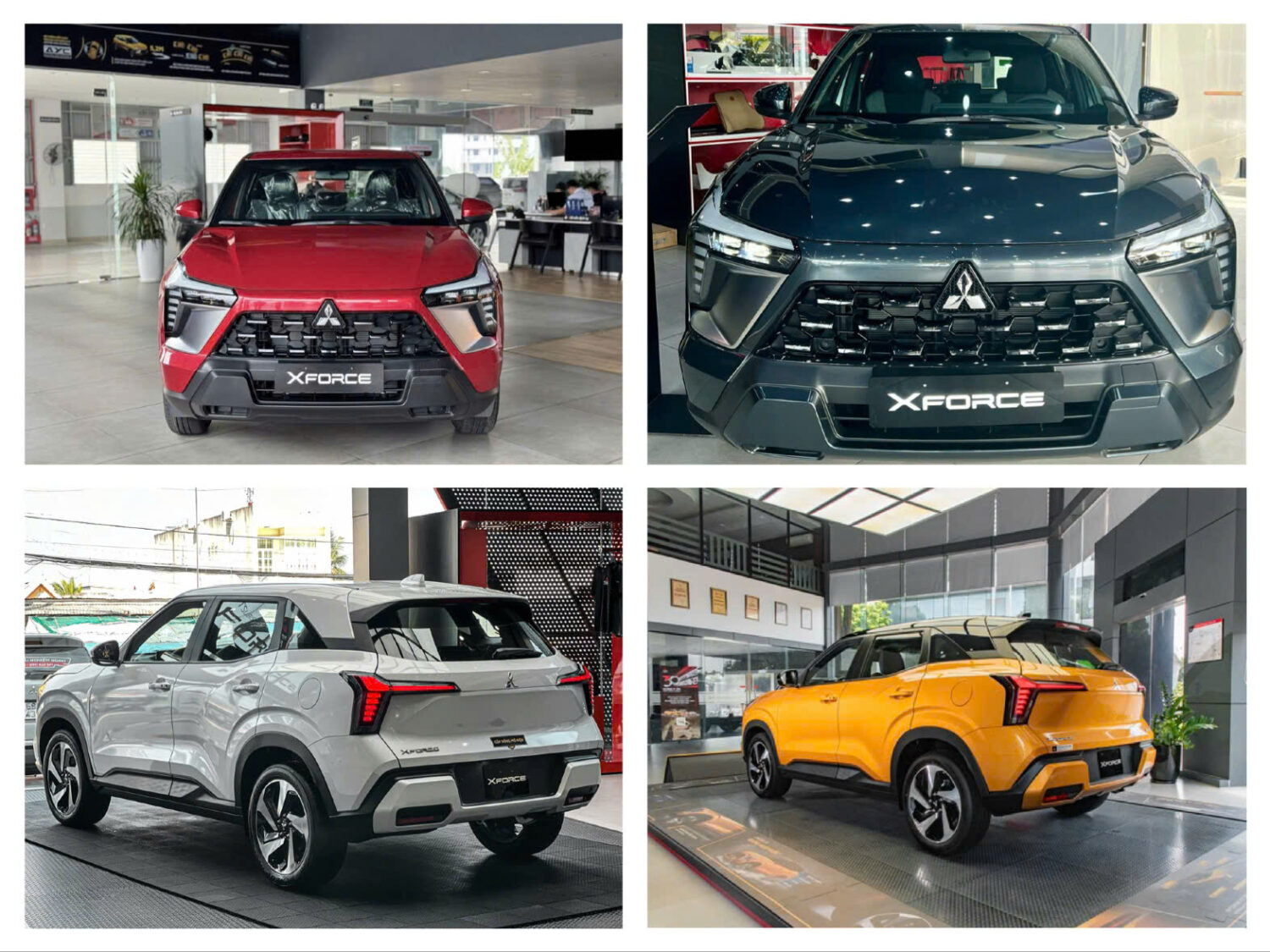 so sánh 4 phiên bản mitsubishi xforce