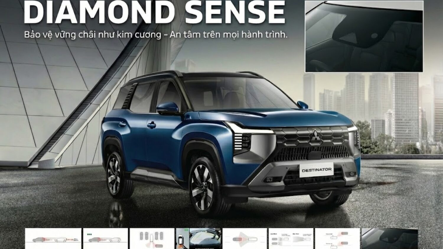 Diamond Sense Mitsubishi Destinator - Hệ thống an toàn chủ động