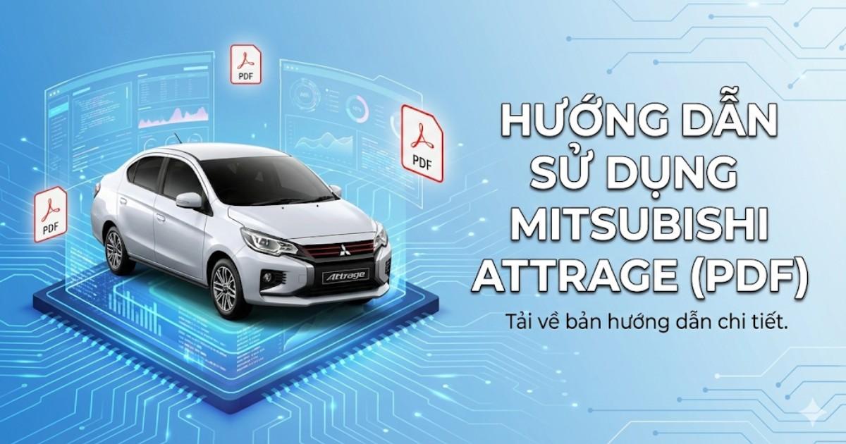 Sách Hướng Dẫn Sử Dụng Mitsubishi Attrage bản PDF
