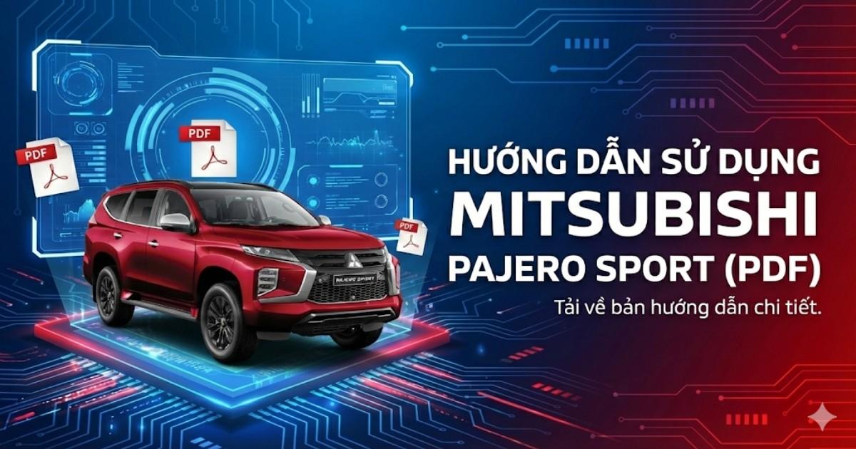 Sách Hướng Dẫn Sử Dụng Pajero Sport bản PDF